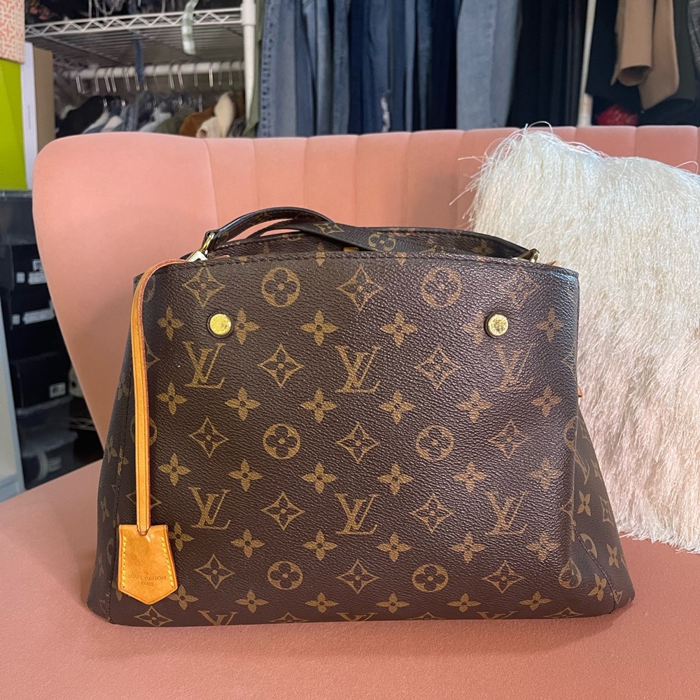 Authentic Louis Vuitton Montaigne MM Bag